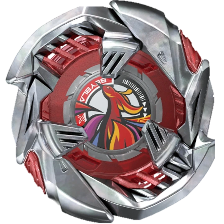 Silver on Red Crimson Scarlet Garuda top layer with vibrant design and metallic finish.