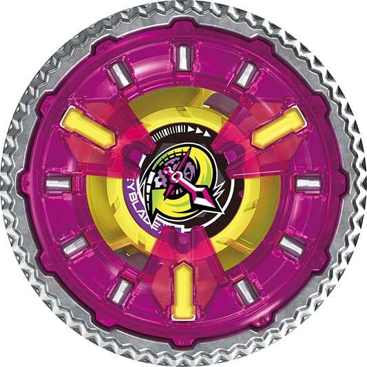 Yellow on Pink Clock Mirage Blade from Clock Mirage 9-65B, featuring a vibrant design and lightweight structure.