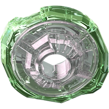 Green on Clear 2-70 Ratchet [NWOP]