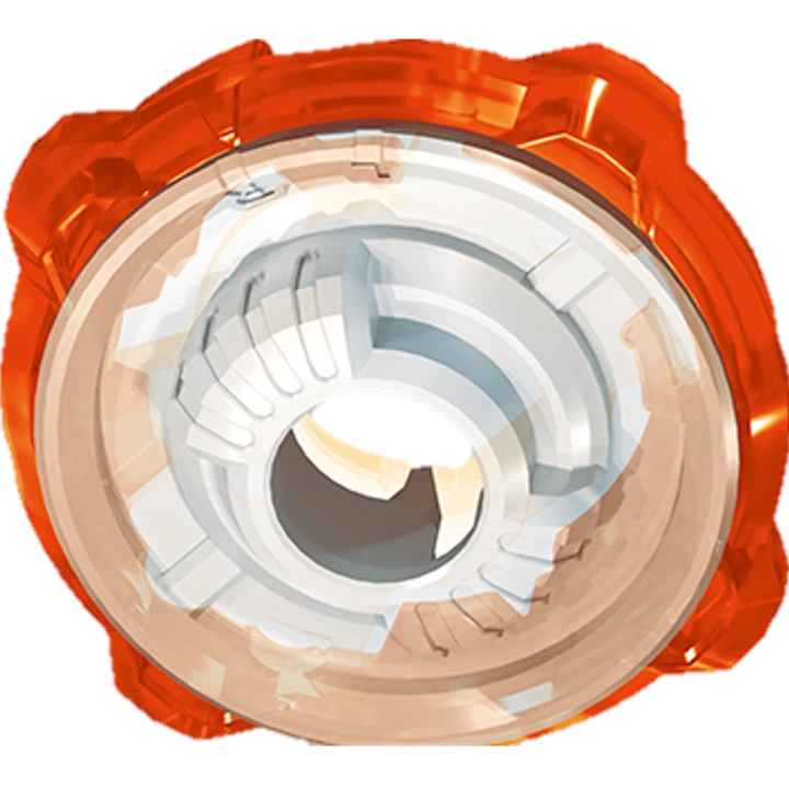 Orange on Clear 4-80 Ratchet [NWOP]